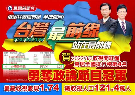 政論節目收視率查詢|公共電視 2022 年第四季 收視季報告